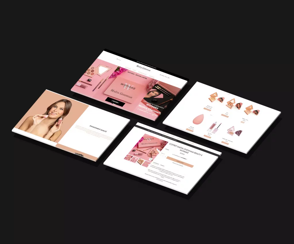 Site internet Maeva Ghennam Beauty