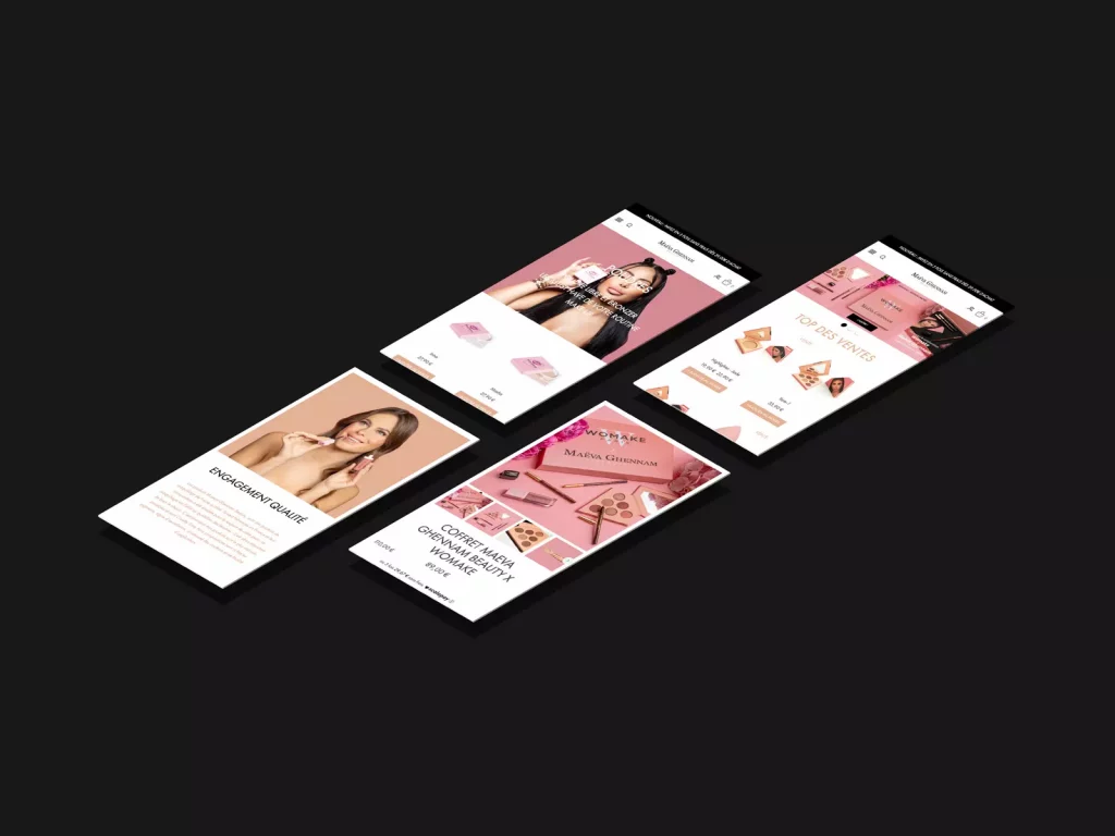 Site internet Maeva Ghennam Beauty