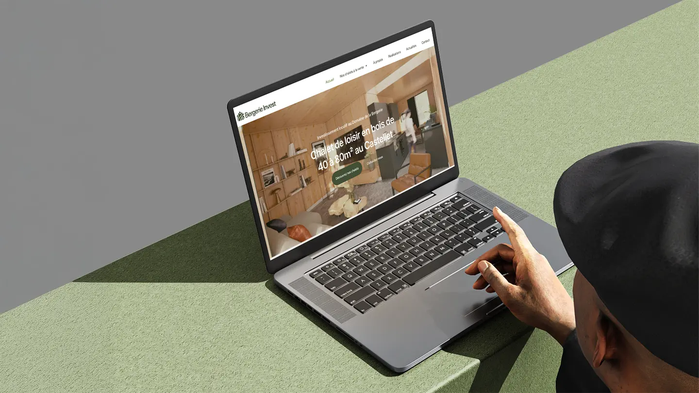 Site internet Bergerie Invest Le Castellet