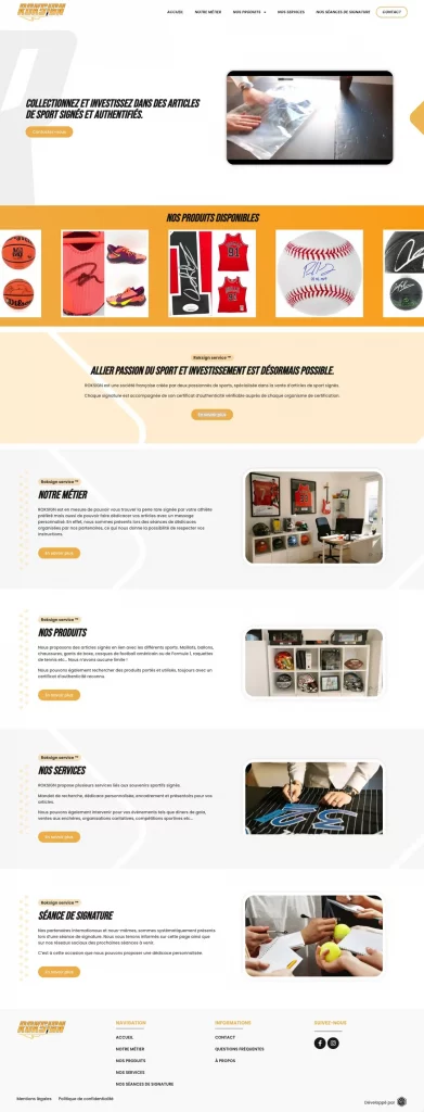 Roksign Site internet