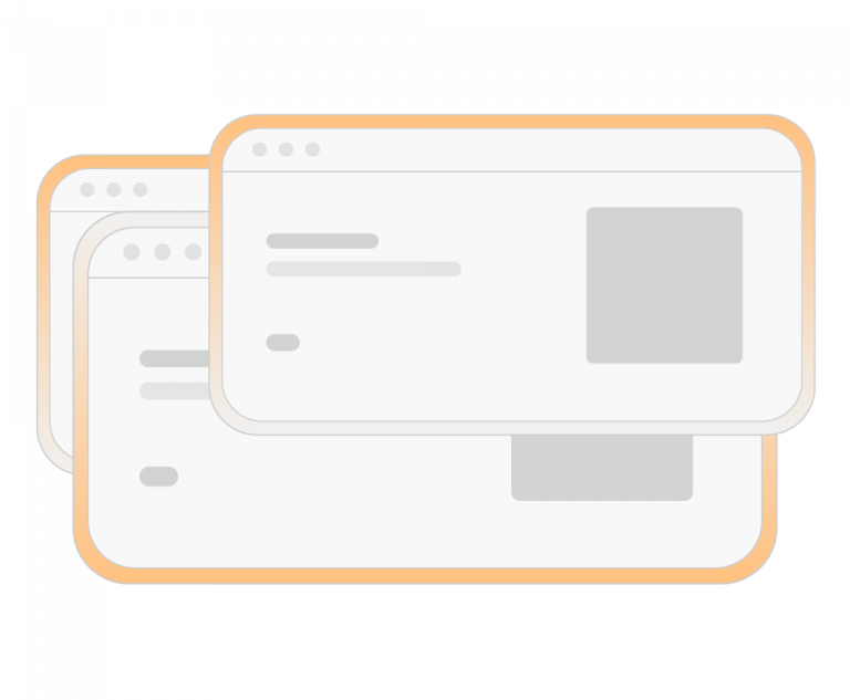 Infographie plusieurs site web