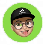 Bitmoji apple jeune casquette vert