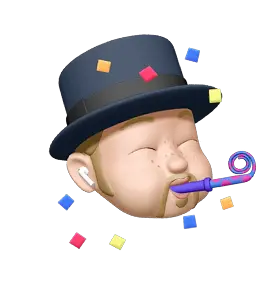 Emoji personnage festif